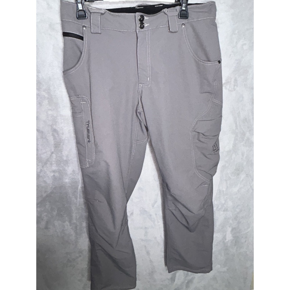 Truewerk Werkpant Mens 32x32L Gray Technical Work Cargo Pants